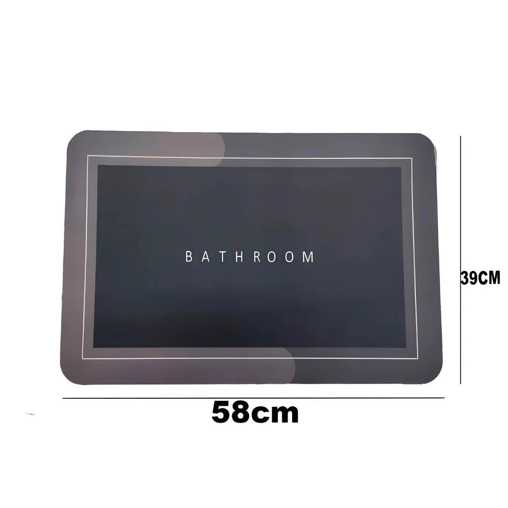 Multifunctional Rectangular Carpet For Bathroom Quick Absorption, Non-slip